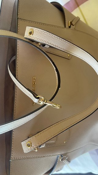 Borsa Michael Kors rosa cipria Manici accorciati