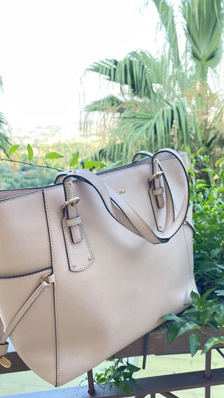 Borsa Michael Kors rosa cipria Manici accorciati