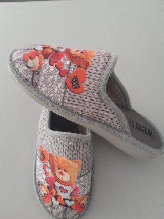 Pantofole scamosciate Blu N.36