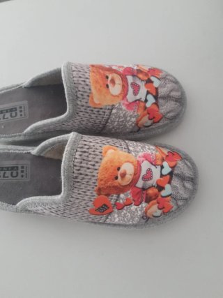 Pantofole scamosciate Blu N.36