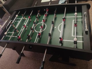 Futbolín de mesa plegable
