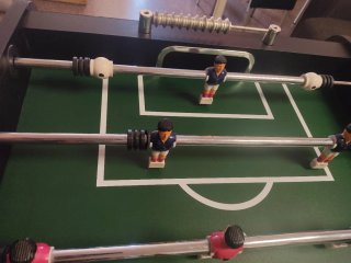 Futbolín de mesa plegable
