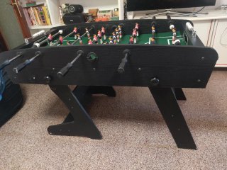 Futbolín de mesa plegable