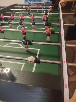 Futbolín de mesa plegable