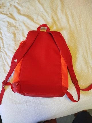 Mochila Adidas Naranja con Malla
