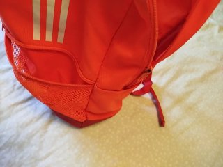 Mochila Adidas Naranja con Malla