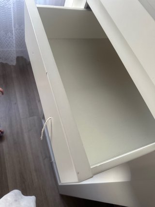Cómoda blanca de madera Madera buena calidad