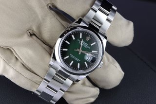 Rolex Datejust 126200 36mm Verde