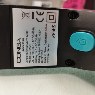 Aspirador Mano Conga Rockstar Micro 12000