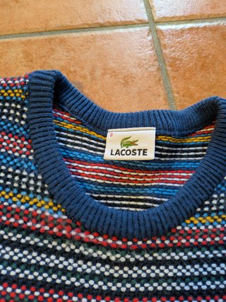 Maglione Lacoste Cotone XXL Multicolor