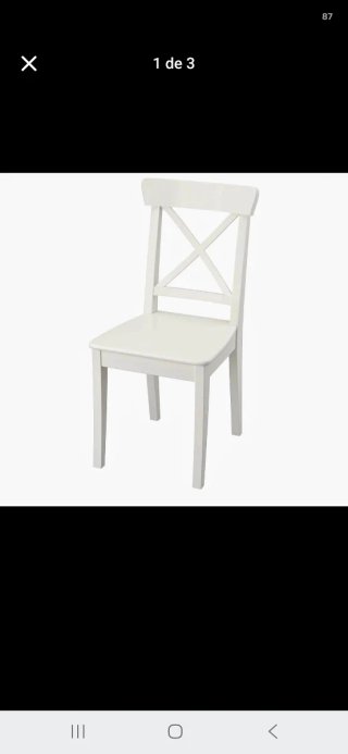 Sillas Ingolf Ikea Blancas
