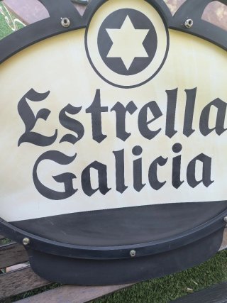 Cartel Estrella Galicia Doble Cara