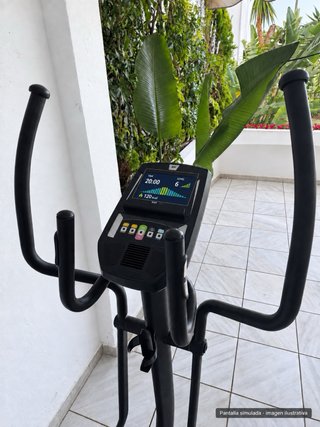 Bicicleta Elíptica BH S1Ei Plus para entreno casa