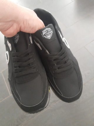 Scarpe Crucian uomo nere grigie n.42