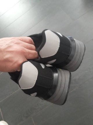 Scarpe Crucian uomo nere grigie n.42