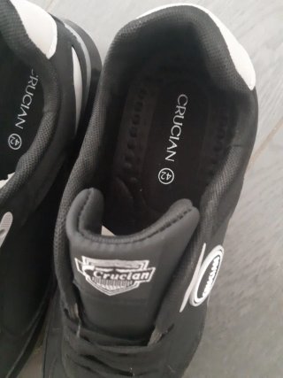 Scarpe Crucian uomo nere grigie n.42