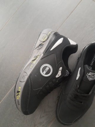 Scarpe Crucian uomo nere grigie n.42