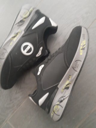 Scarpe Crucian uomo nere grigie n.42