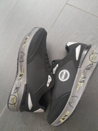 Scarpe Crucian uomo nere grigie n.42