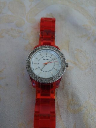 Orologio Fossil Rosso Donna