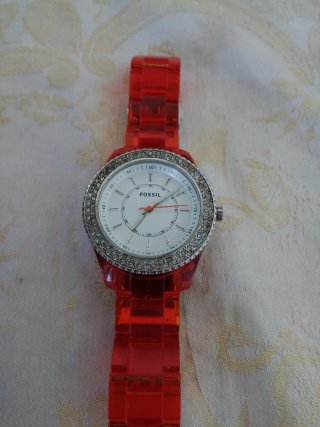 Orologio Fossil Rosso Donna