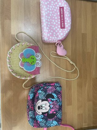 Lote 3 bolsos niña