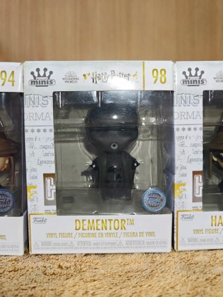 Lote 3 Funko Pop! Harry Potter Minis