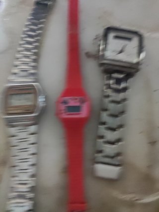 Lote 3 Relojes Casio,uno de pitufos
