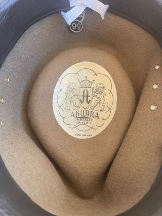 Cappello Akubra Cattleman Tg 56 Marrone
