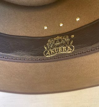 Cappello Akubra Cattleman Tg 56 Marrone
