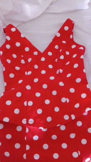 Vestido Flamenca Traje Feria Rocío Lunares