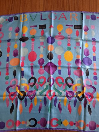 Foulard in pura seta Bulgari