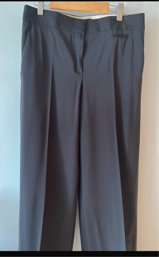 Pantalón de traje Massimo Dutti azul marino