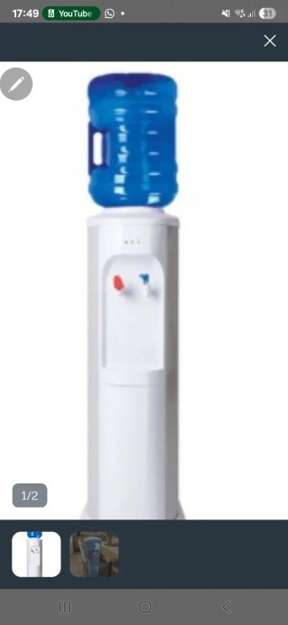 Dispensador de agua blanco