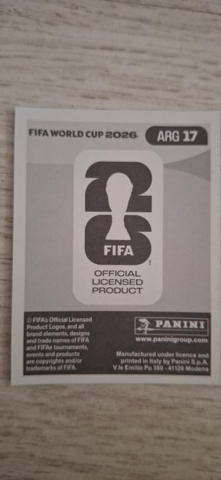 Cromo Messi Mundial 2026