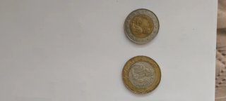 Lote 2 monedas Portugal Escudos 100 y 200 escudos