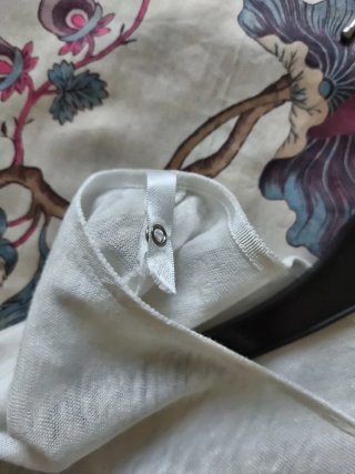 Camiseta Massimo Dutti marfil manga larga XS