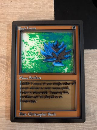 Carta Black Lotus 3D