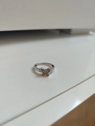 Anillo Plata Mariposa