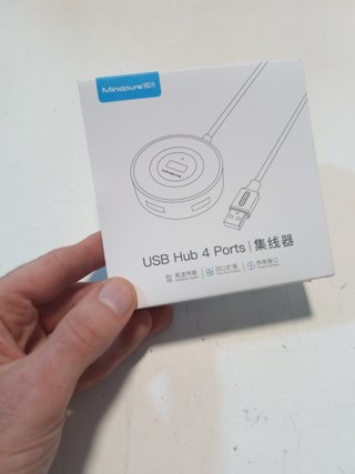Hub USB 4 Porte Mindpure 0.3m