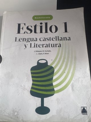 Libro Estilo 1 Lengua y Literatura
