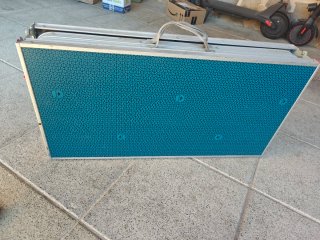 Mesa plegable camping metal