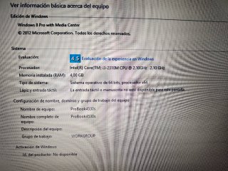 HP ProBook Serie S Intel Core i3 Windows 7