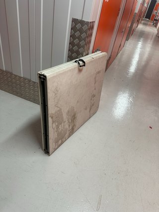 2 Mesa Plegable Blanco