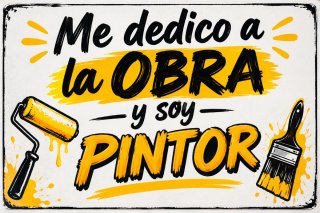 Soy pintor y albañil