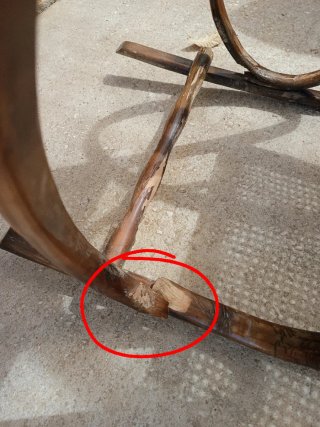 Mecedora Ratan y Madera