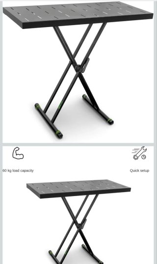 Mesa DJ Plegable Ajustable Como nueva