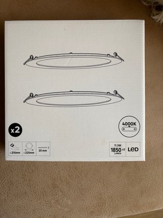 Luz LED Redonda Empotrable