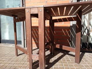 Mesa plegable madera IKEA ÄPPLARÖ