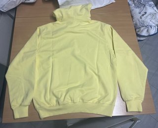 Felpa con cappuccio Zara Giallo Tg. M